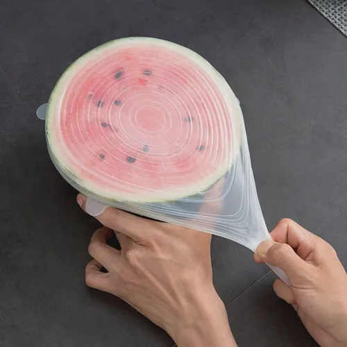 Tapas Reutilizables Cocina - Kit x 6 Und